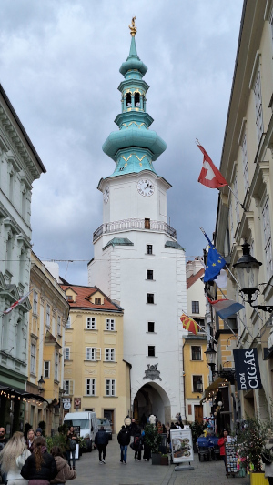 Architectural Heritage of Old Town Bratislava Panoramic view of Old Town Bratislava highlighting its architectural heritage