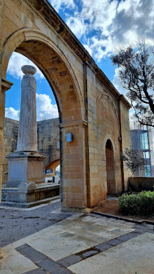 Architectural View from Upper Barracca Gardens – Valletta, Malta Architectural view from Upper Barracca Gardens, Valletta, Malta
