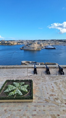Cannons Overlooking the Bay – Valletta, Malta Cannons overlooking the bay in Valletta, Malta