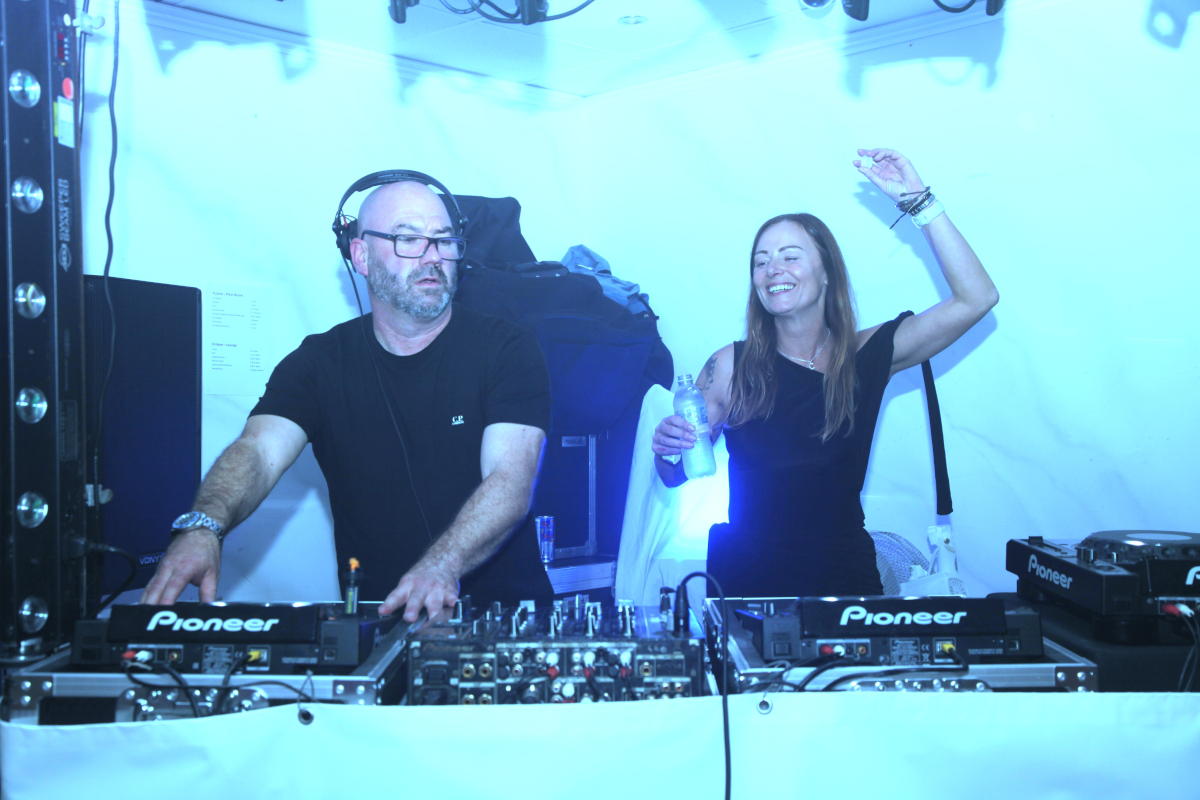 DJ Conner and Caroline Live in the Booth at Halcyon Mambo DJ Conner and Caroline performing in the booth at Halcyon Mambo