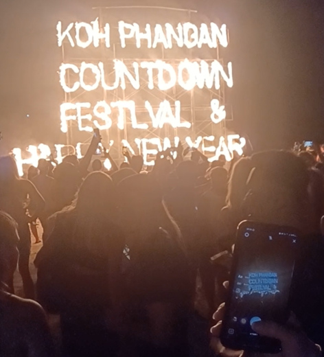 Countdown Party on Koh Phnagan on New Years Eve