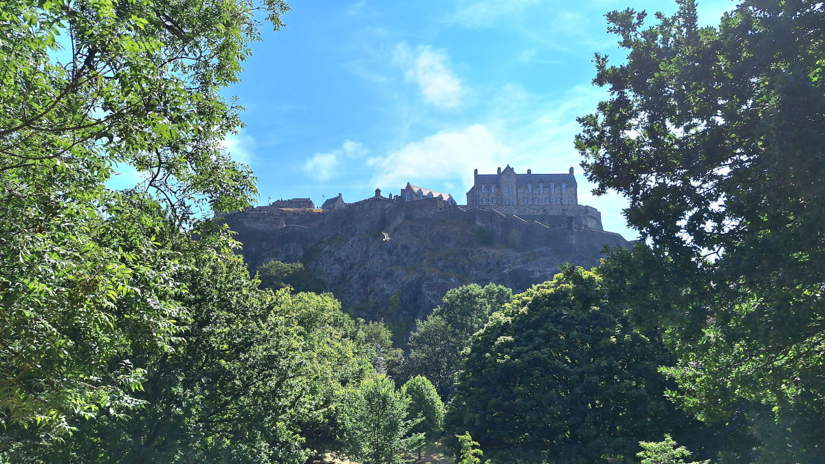 Edinburgh Castle on a sunny day Edinburgh castle on a sunny day